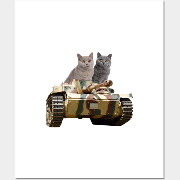 Cat tank Wall Art by Shirt Vibin